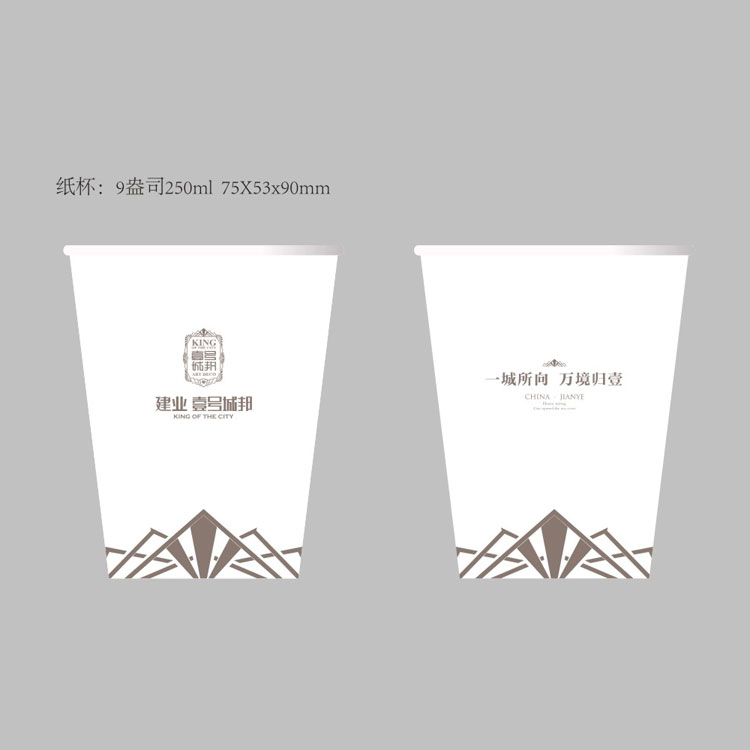 建業壹號城邦紙杯
